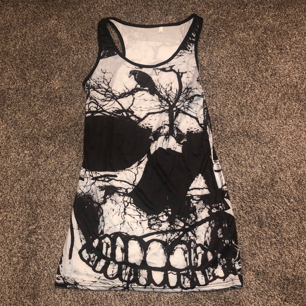 Skull tank top